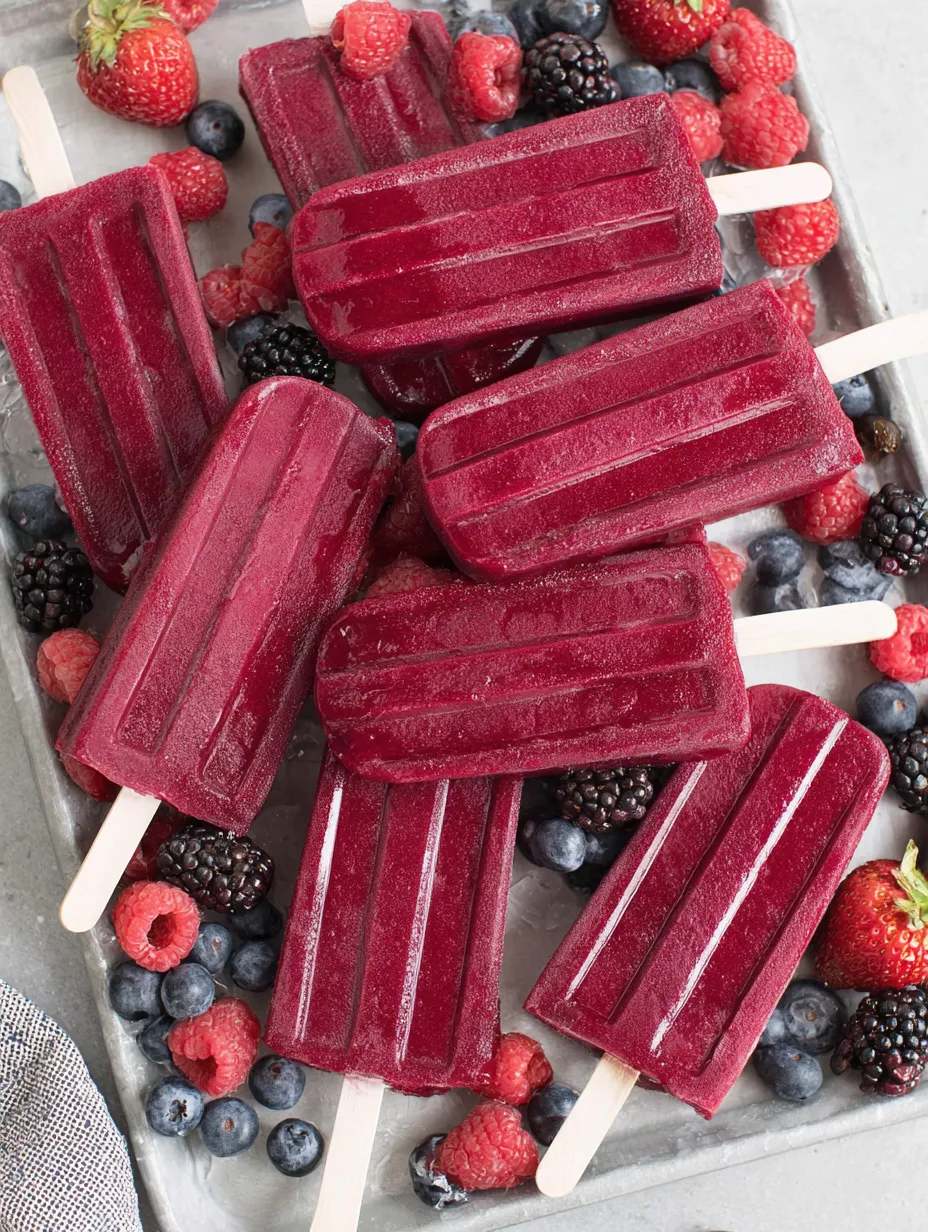 Berry Blast Fruit Pops