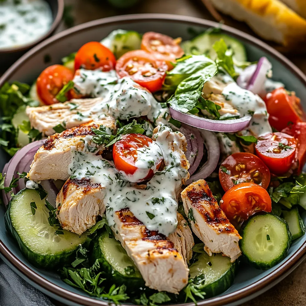 TZATZIKI CHICKEN SALAD