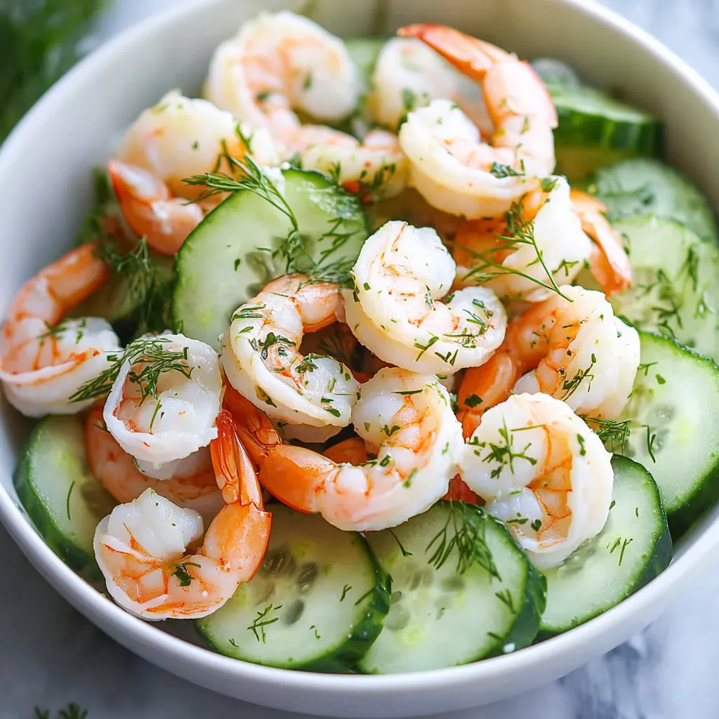 Cucumber Shrimp Salad