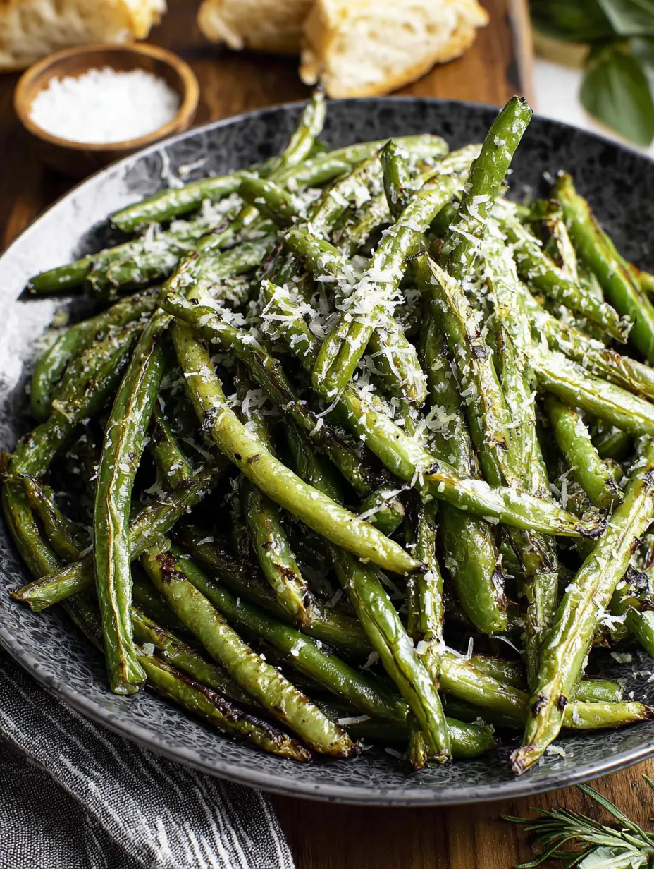 Garlic Parmesan Green Beans