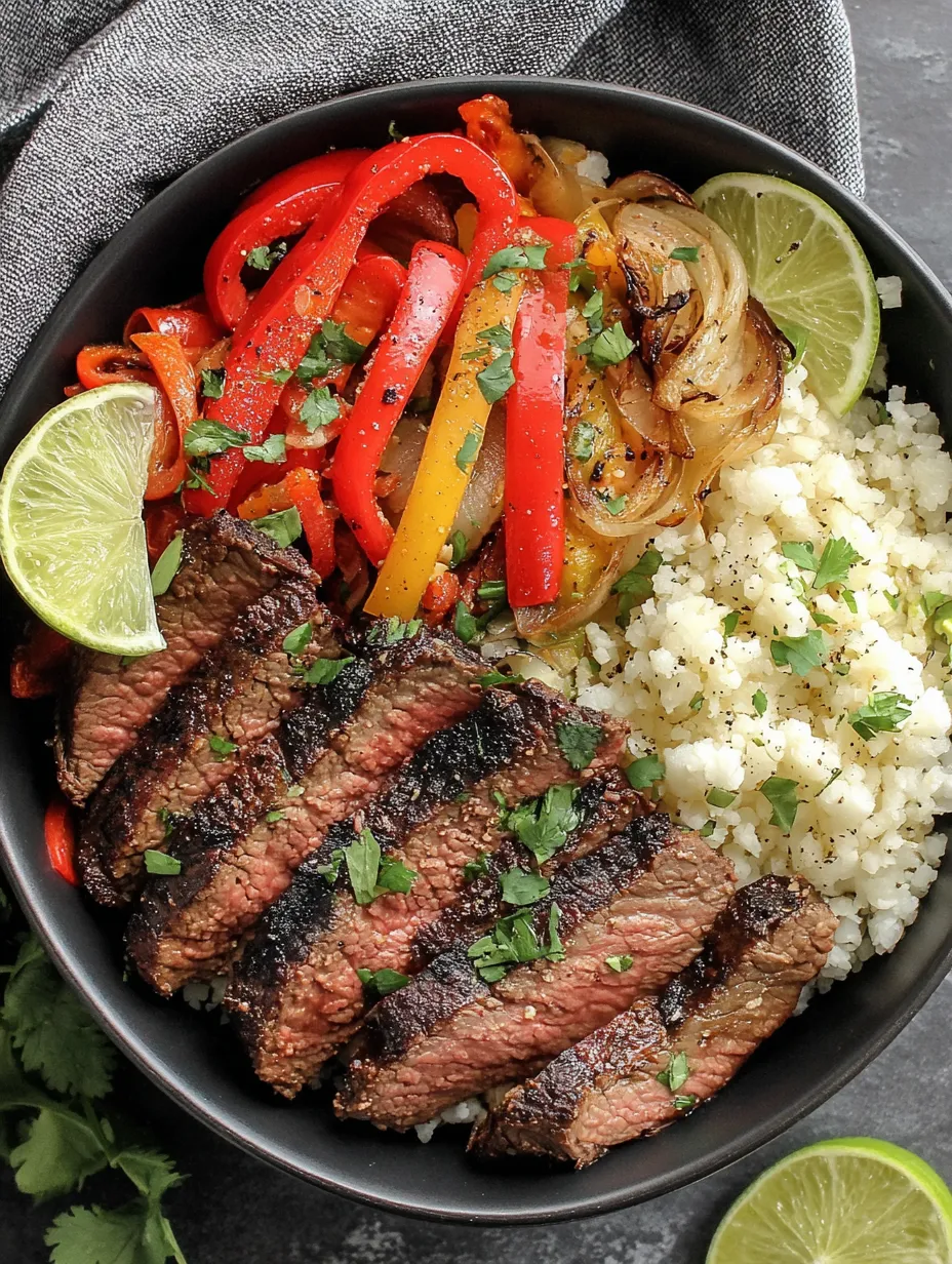 Steak Fajita Power Bowl