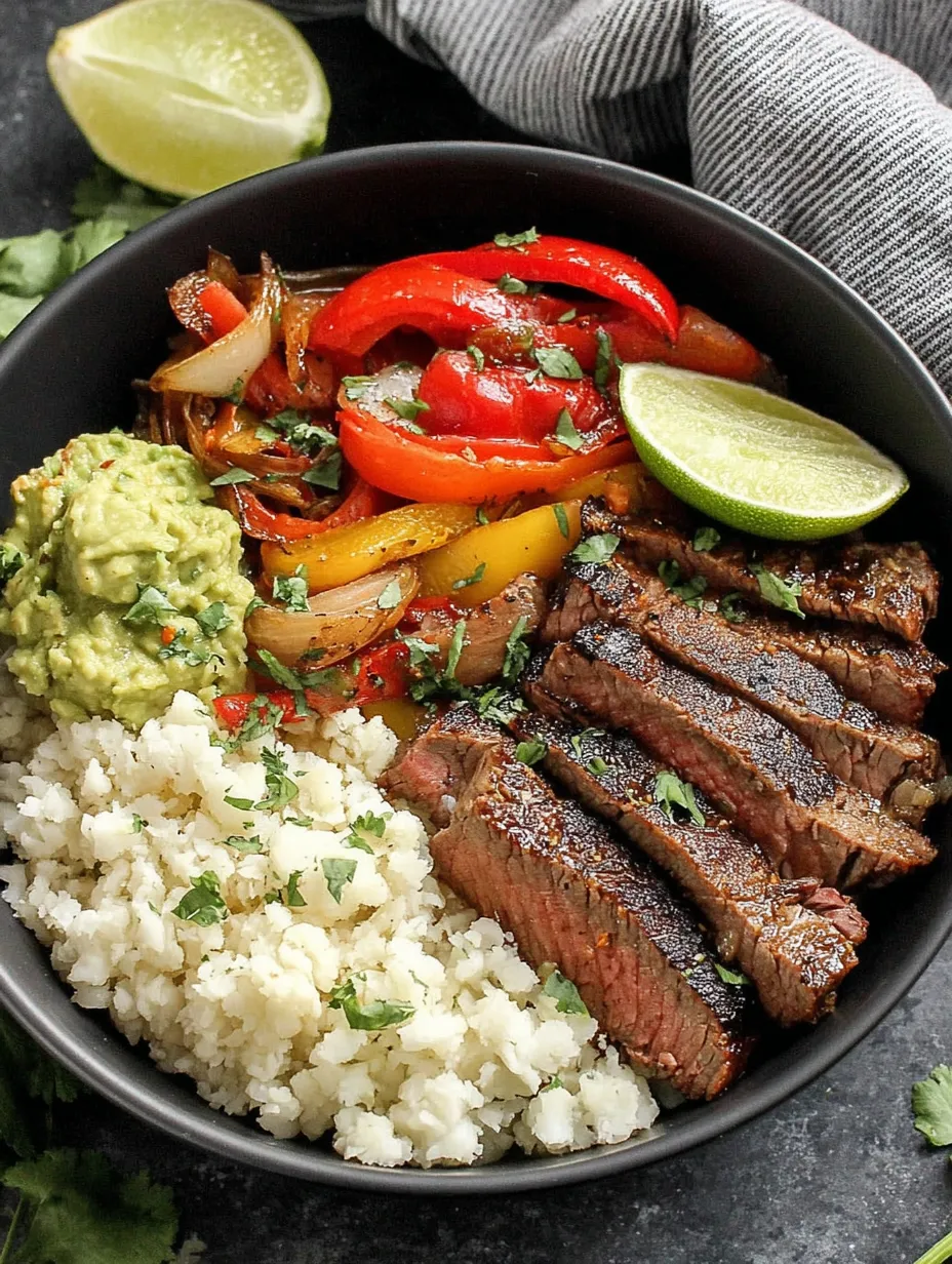 Protein-Packed Fajita Bowl with Steak & Veggies