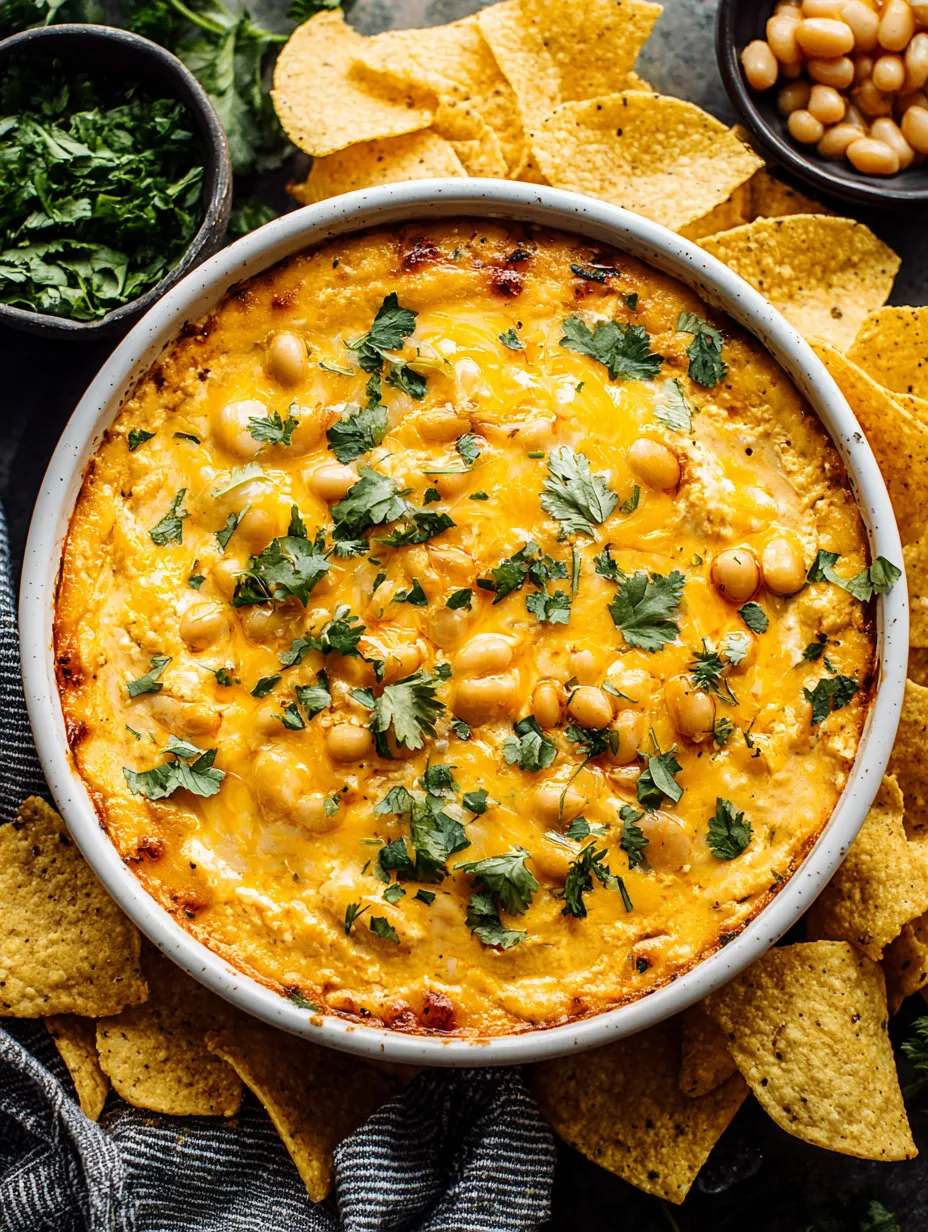 Vegetarian Buffalo Dip with White Beans & Hot Sauce