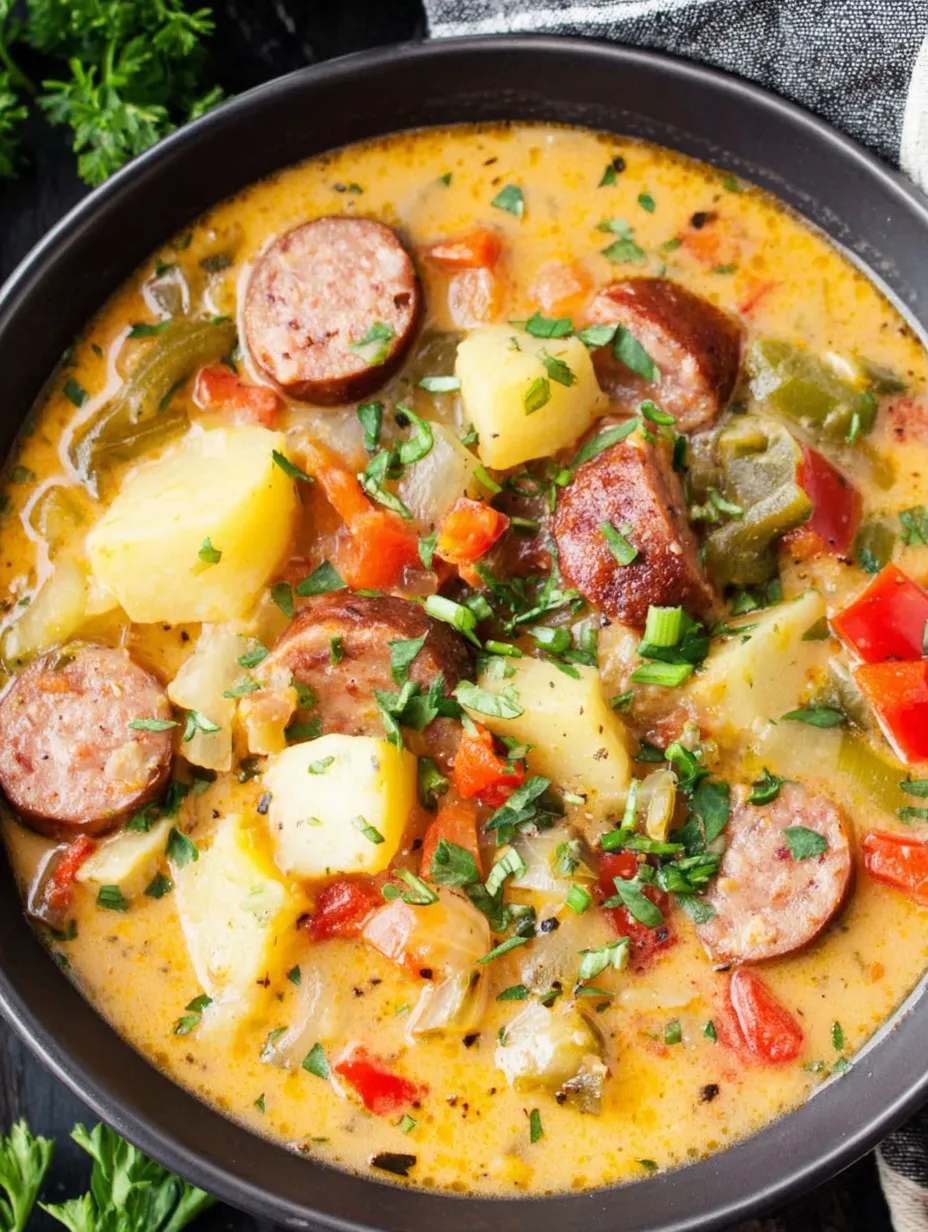 Cajun-Style Crockpot Potato Soup