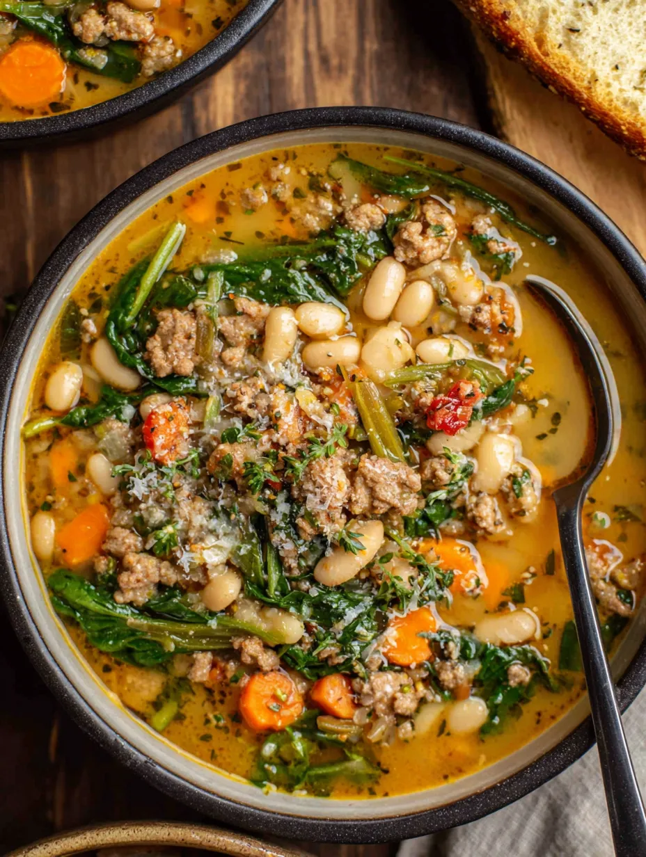 Hearty Tuscan White Bean Soup