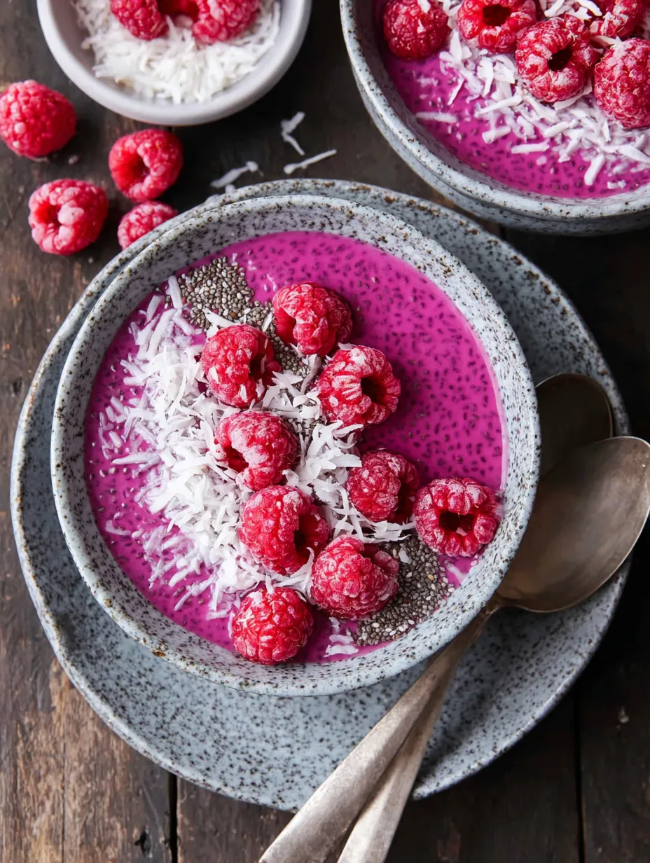 Easy Raspberry Chia Pudding