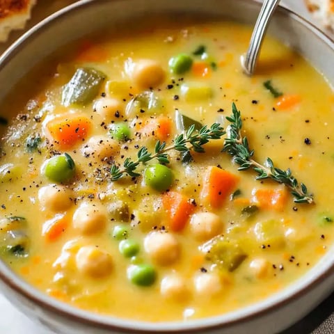 One-Pot Creamy Vegetable Soup