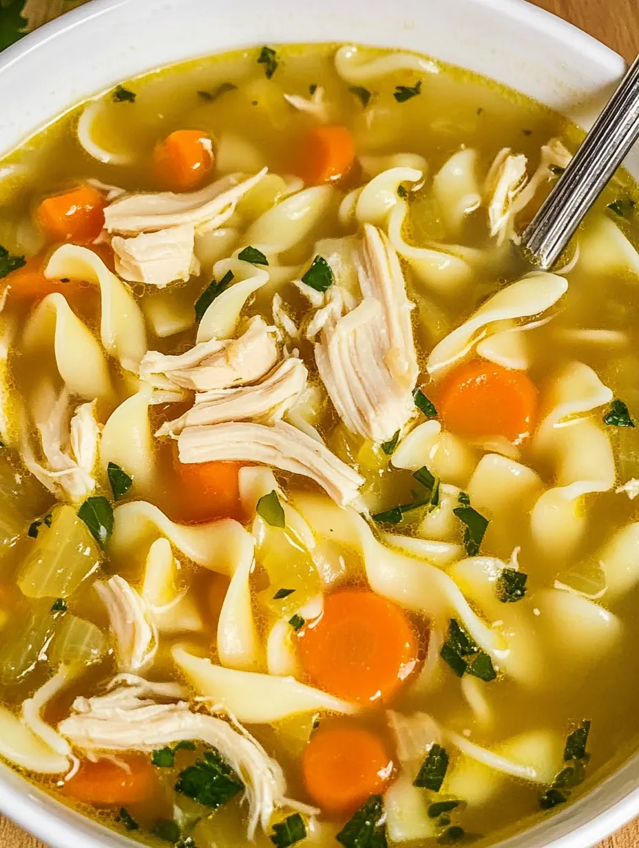 Classic Homestyle Chicken Noodle Soup