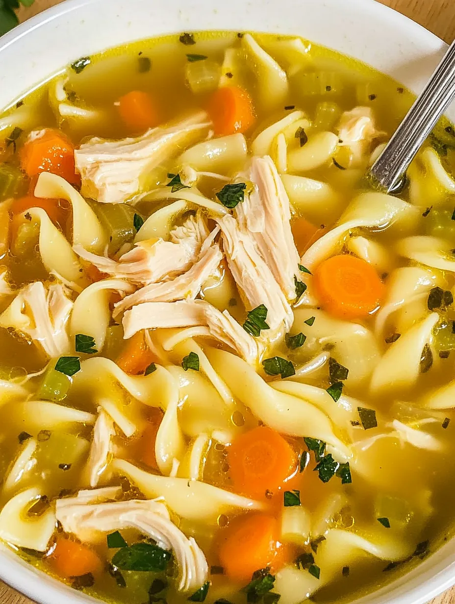 Hearty Chicken Noodle Soup