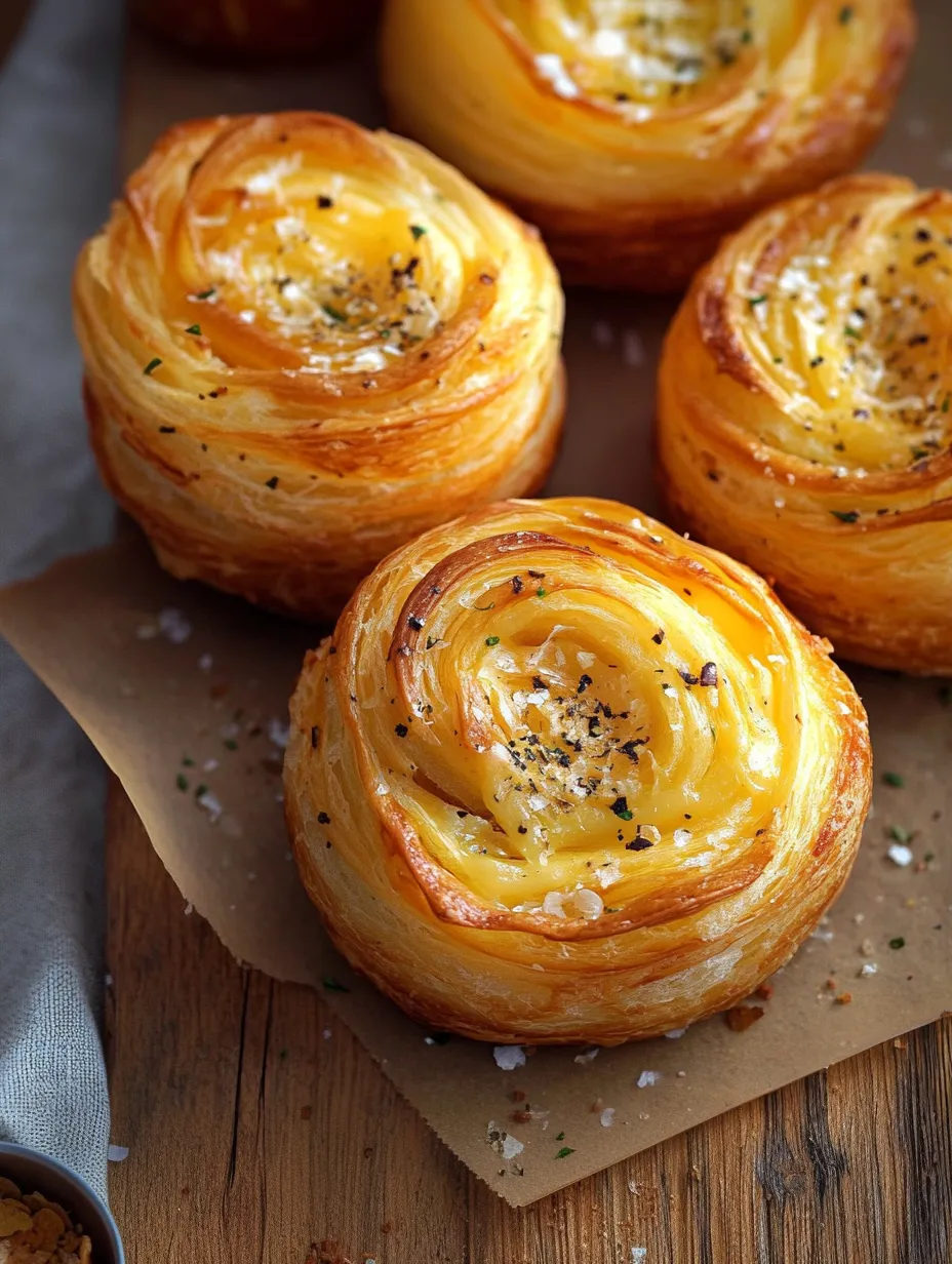 Cheesy Garlic Cruffin Recipe