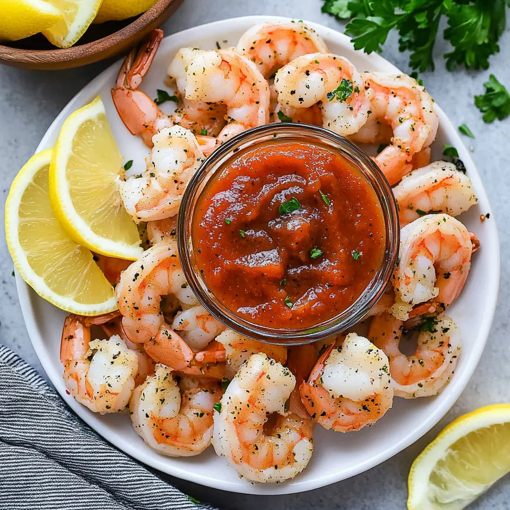 Lemon Roasted Shrimp Cocktail