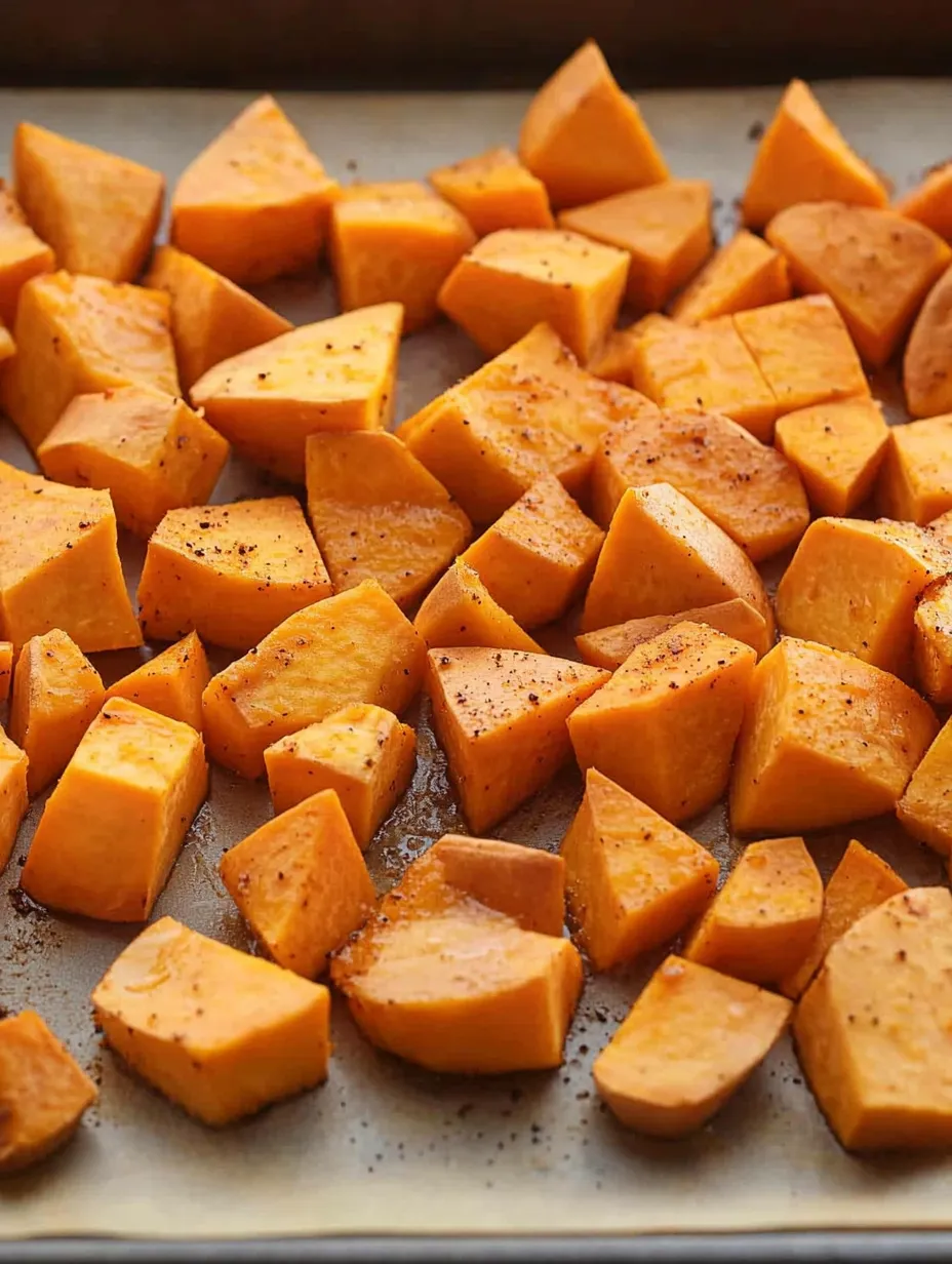 Honey Glazed Roasted Sweet Potatoes