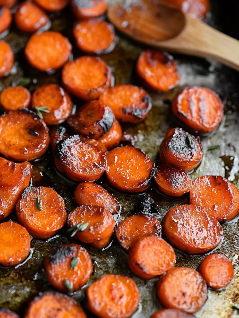 Caramelized Brown Butter Maple Glazed Carrots