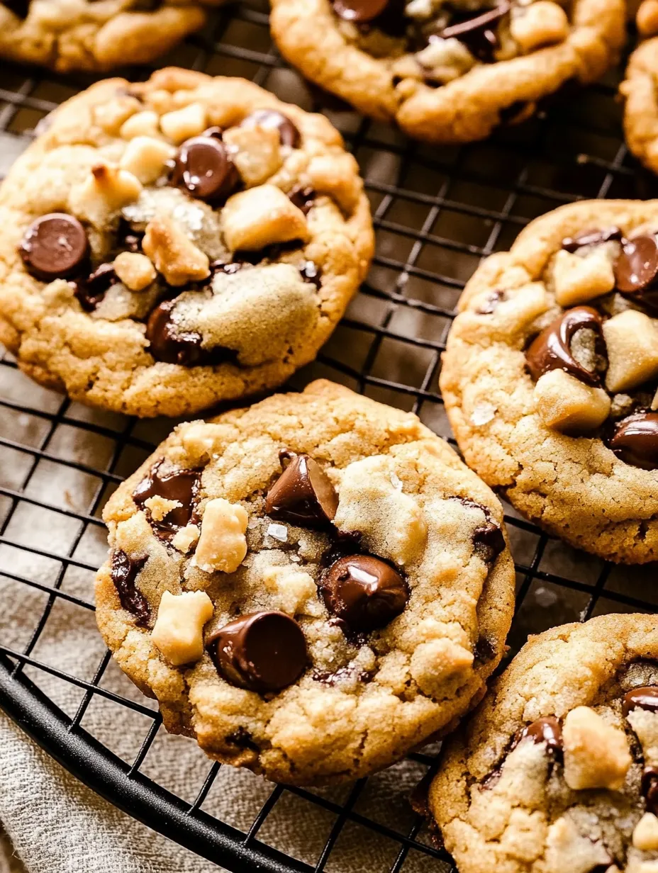 Golden Graham Toffee Chocolate Chip Cookies