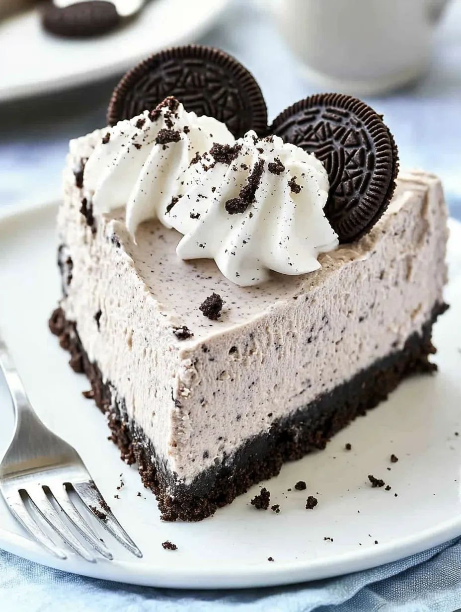 Creamy No-Bake Oreo Cheesecake