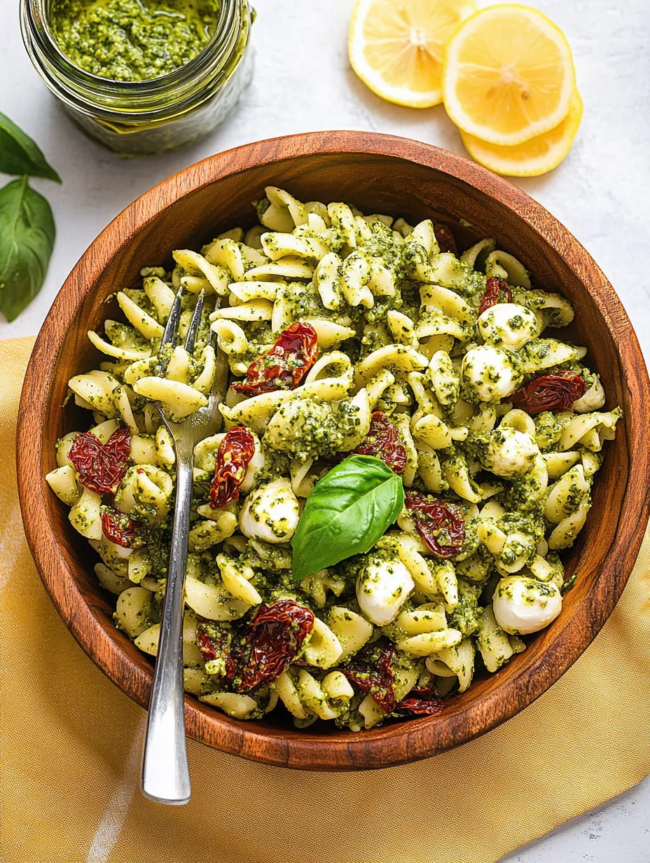 Pesto Tortellini Salad