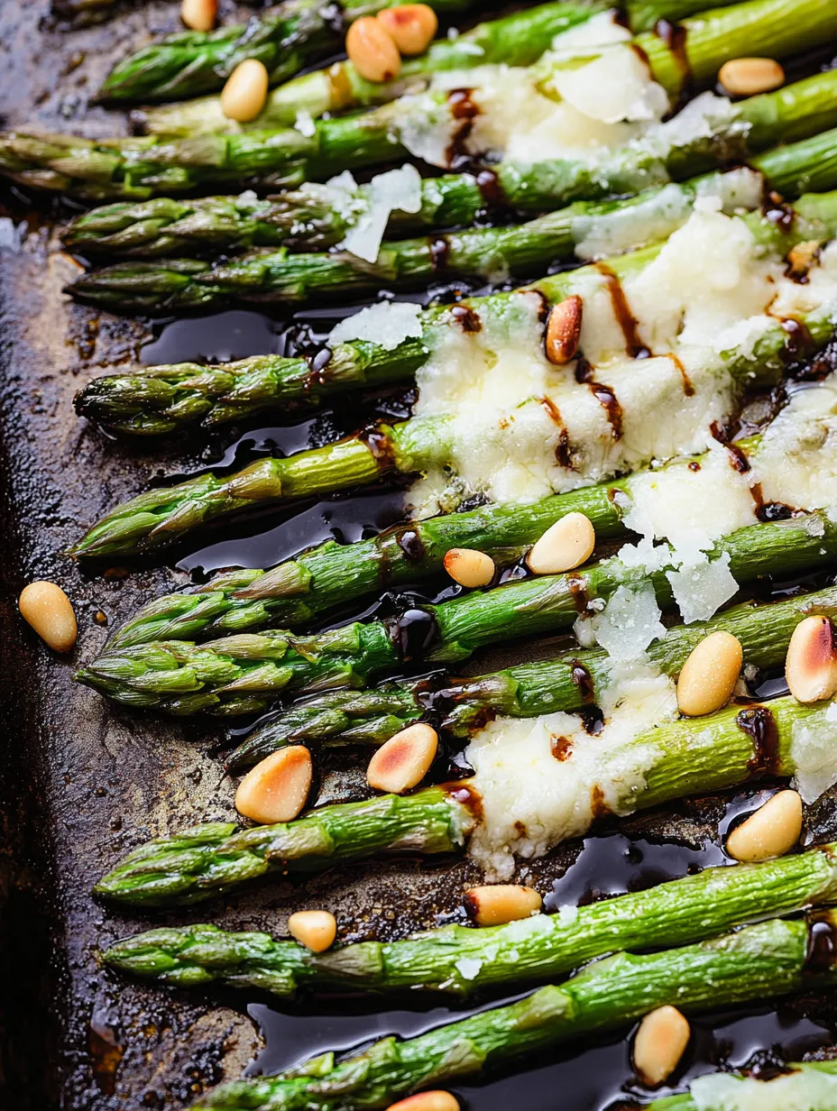 Parmesan Balsamic Roasted Asparagus