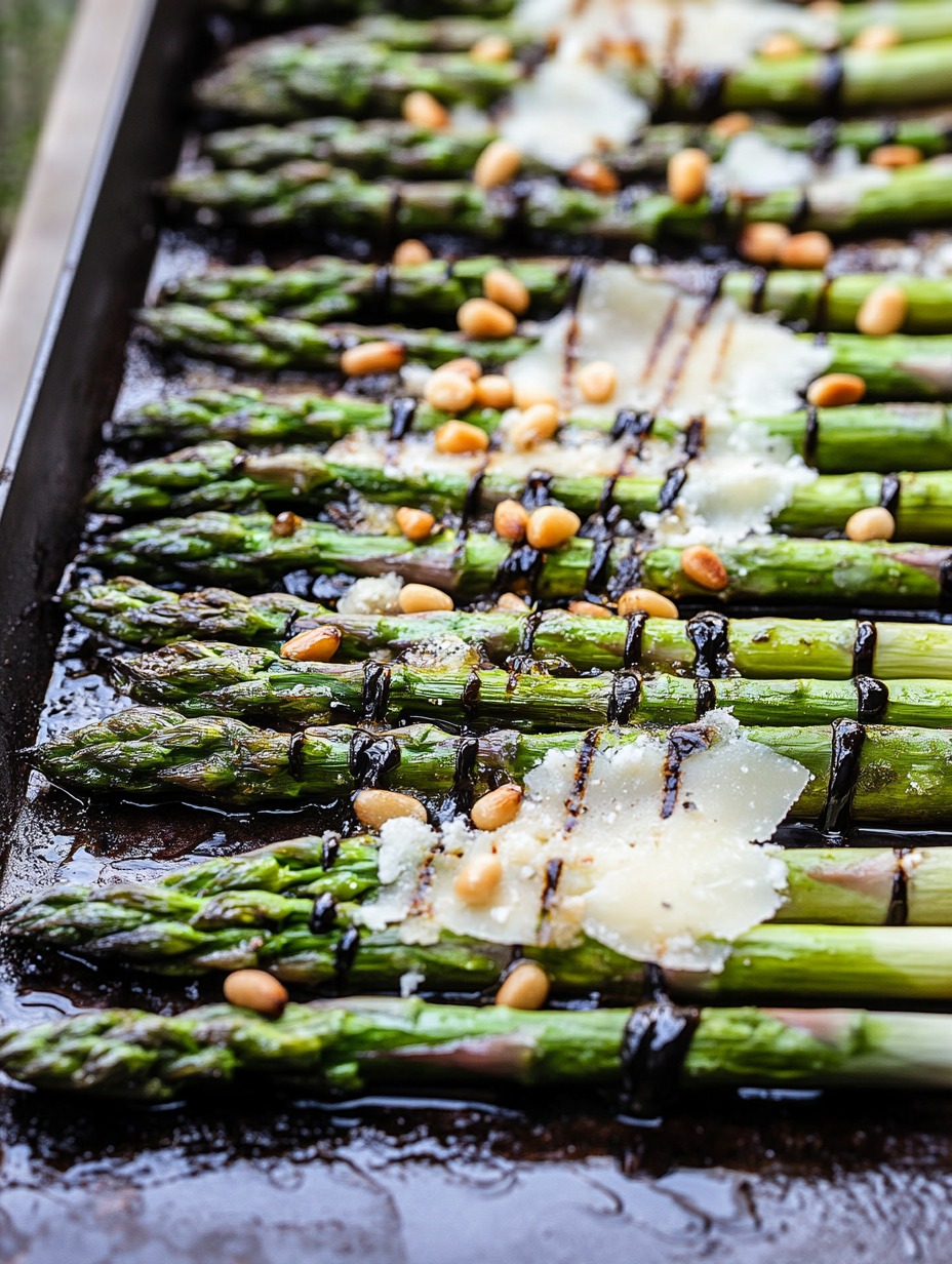 Balsamic Parmesan Roasted Asparagus