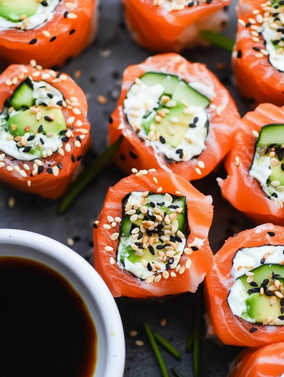 Smoked Salmon Pinwheels