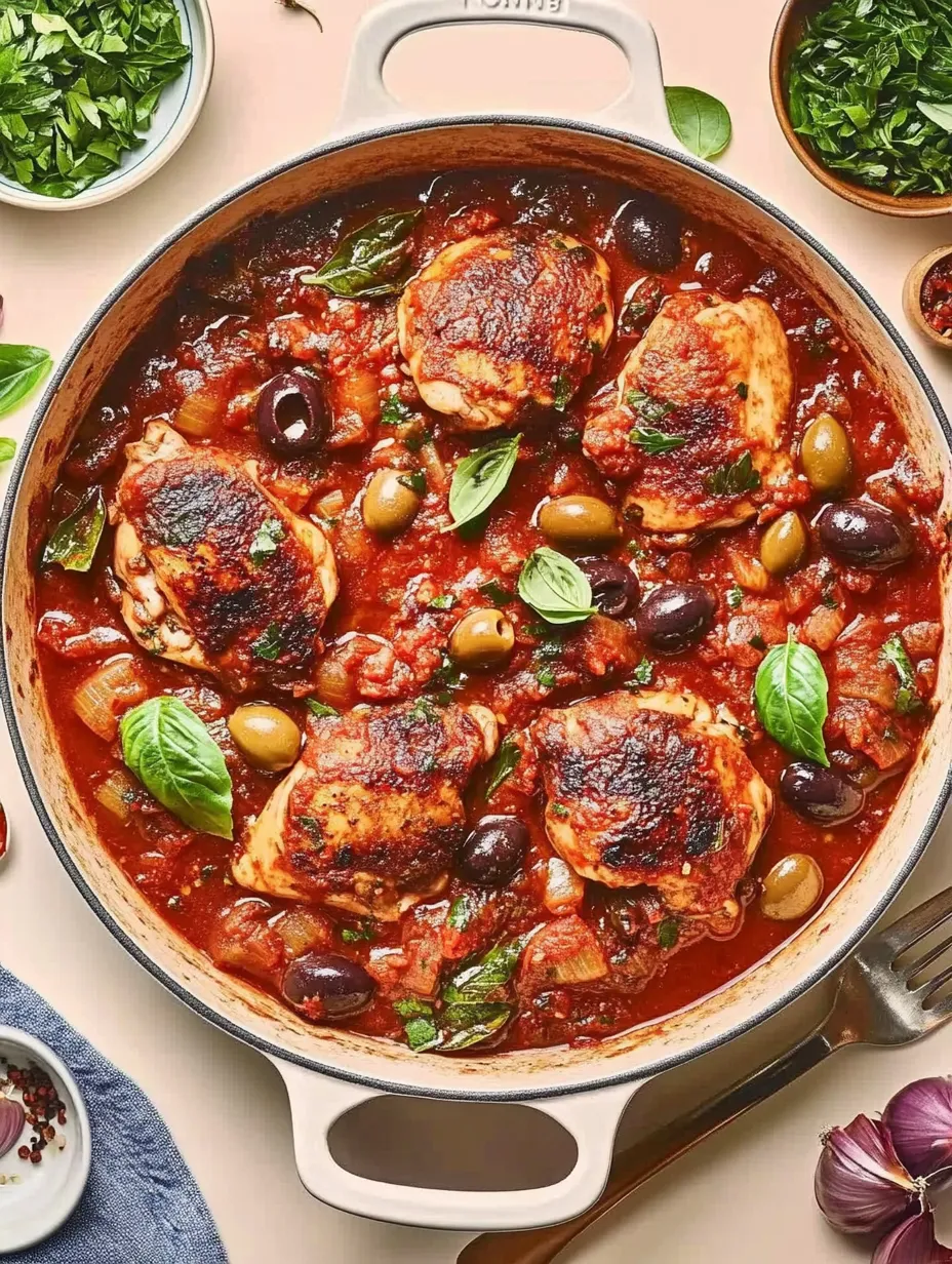 Classic Chicken Cacciatore