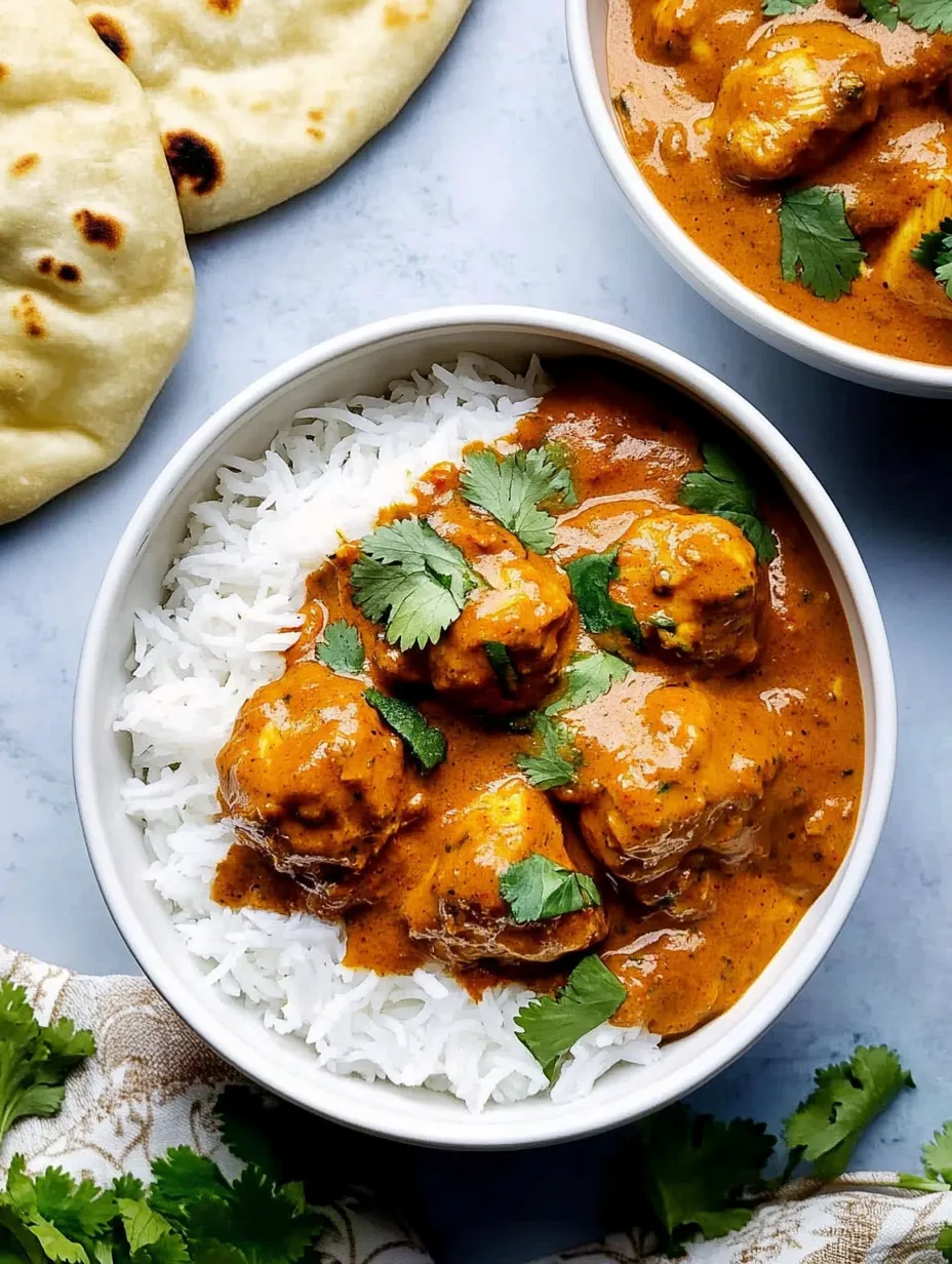 Tikka Masala Meatball Skillet