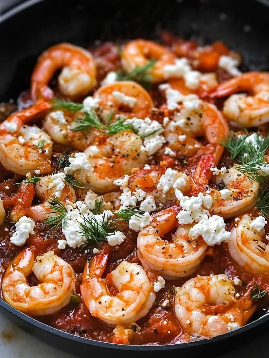 Mediterranean Baked Shrimp with Feta