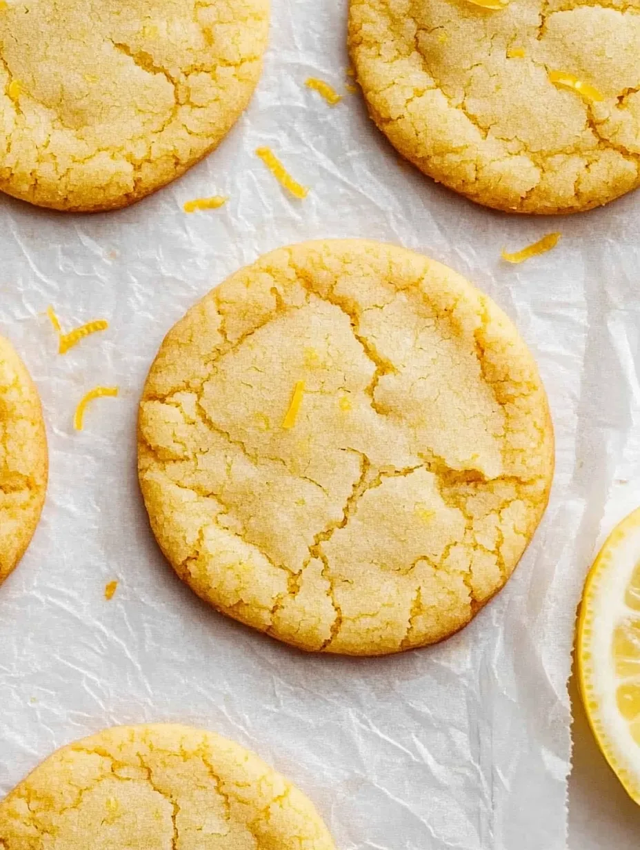 Zesty Lemon Sugar Cookies