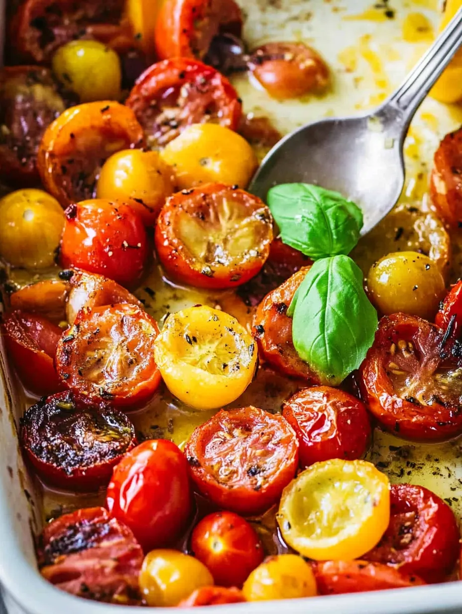 Garlic Herb Roasted Cherry Tomatoes