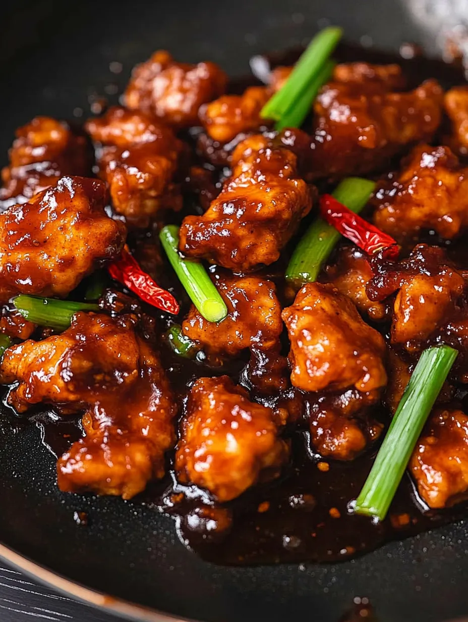 Savory Mongolian Glazed Chicken