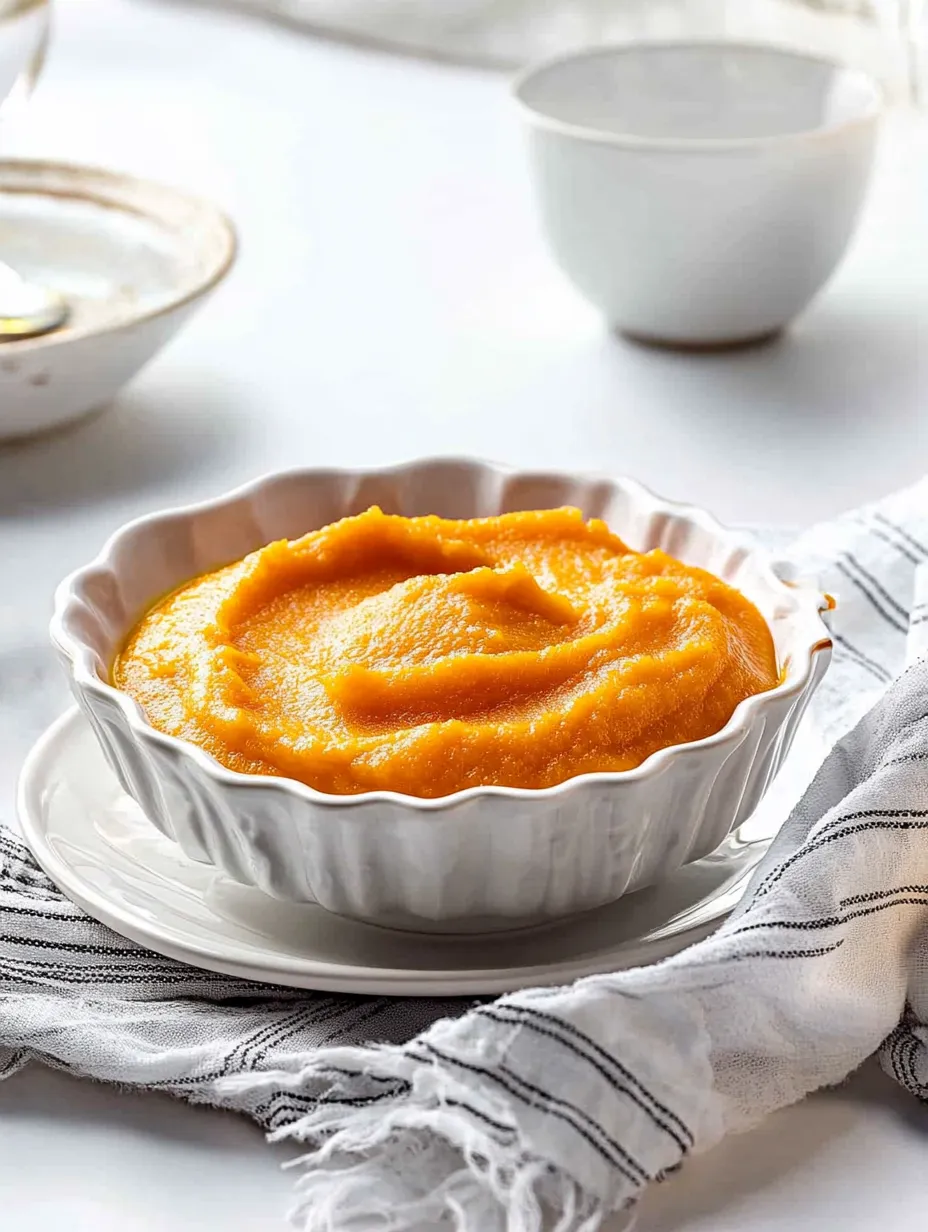 Velvety Smooth Sweet Potato Purée