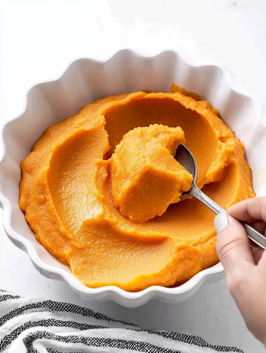 Silky Homemade Sweet Potato Purée