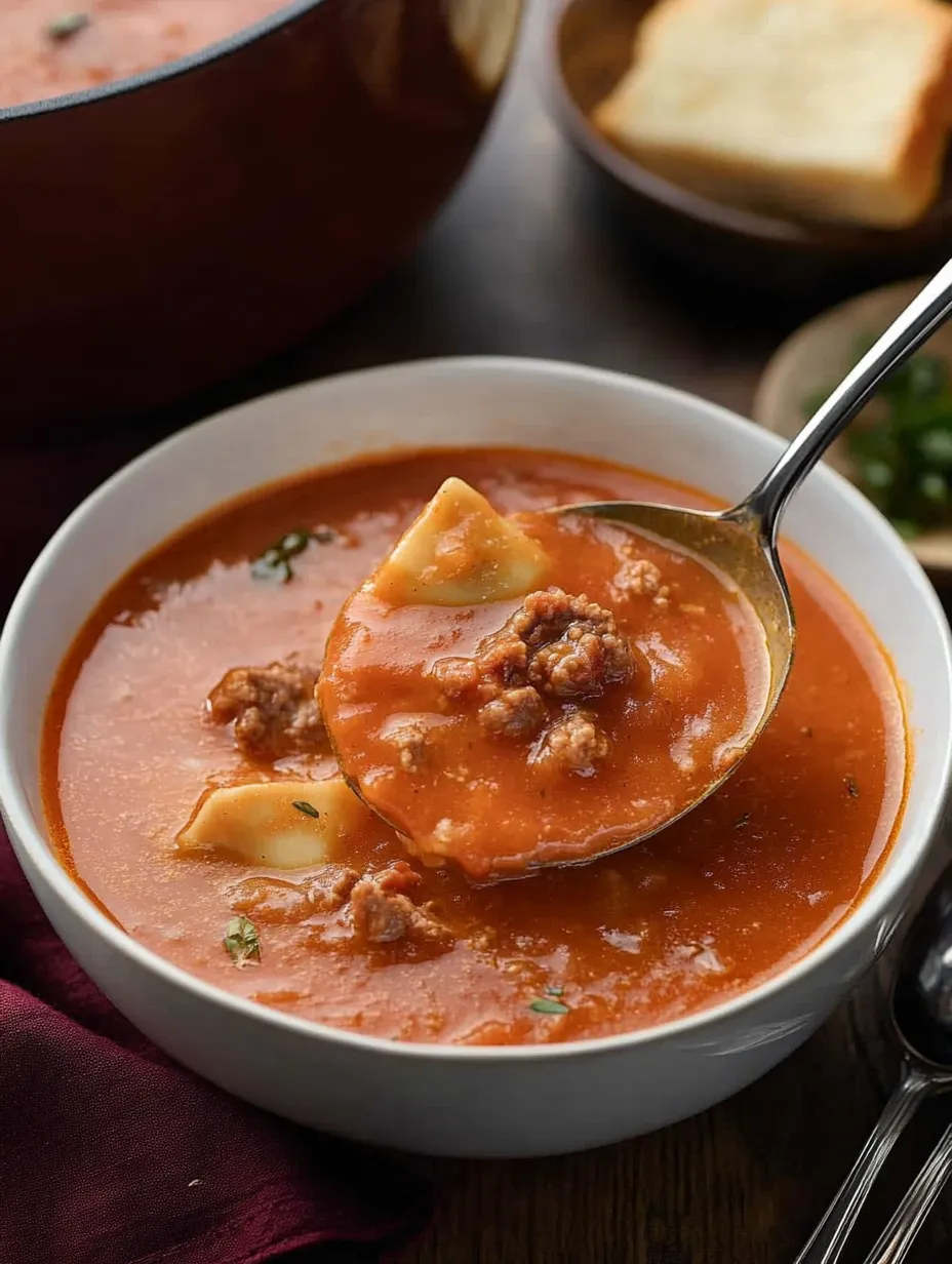 Hearty Ravioli Soup