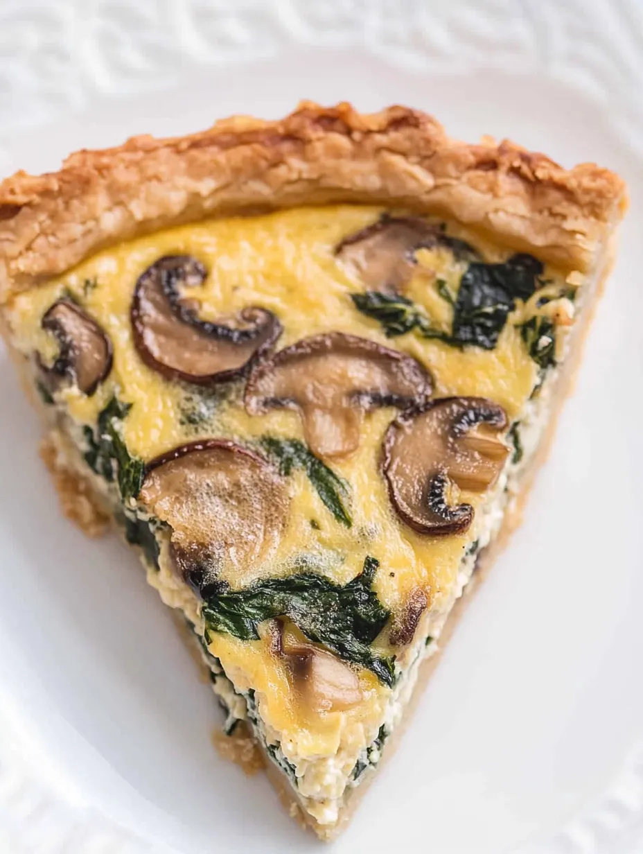 Savory Spinach & Mushroom Tart