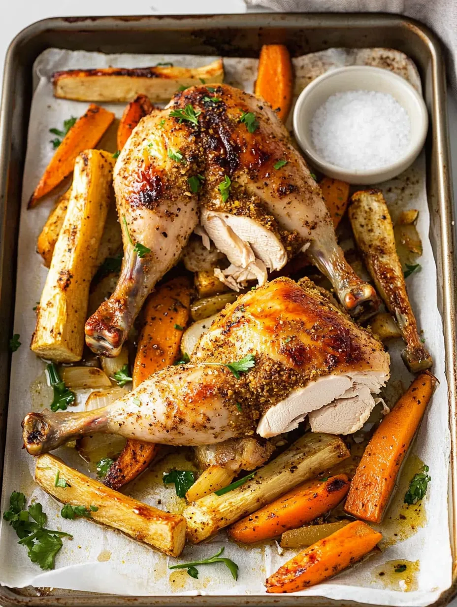 Crispy Herb-Butterflied Roast Chicken