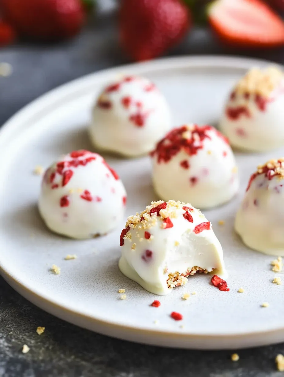 Quick & Easy Strawberry Shortcake Bites