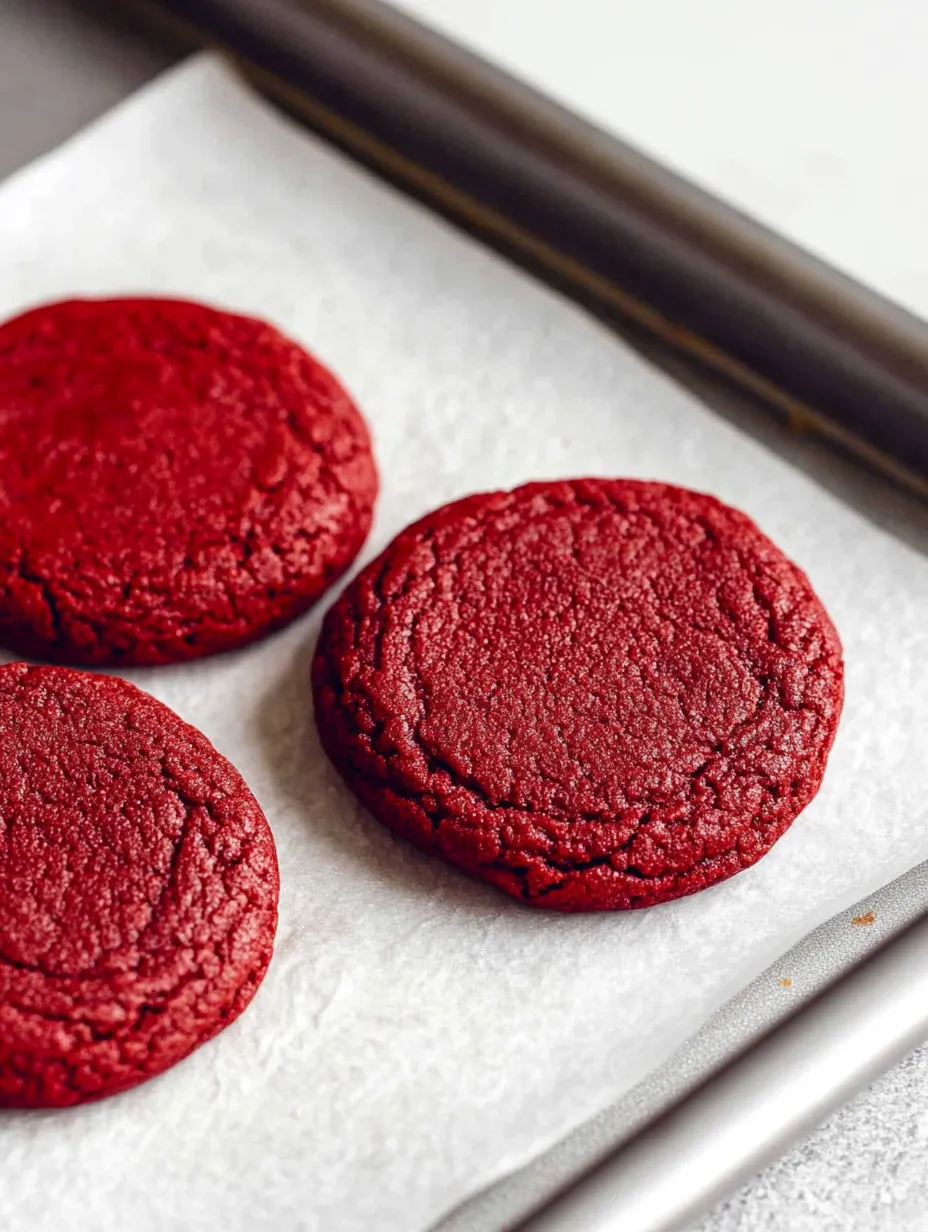 Red Velvet Cookie Cups with Frosting