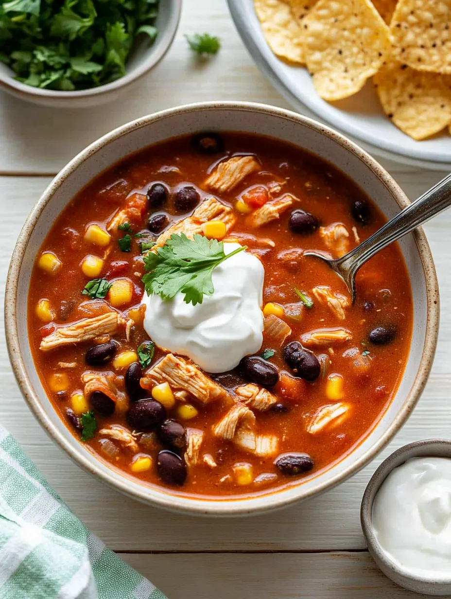 Hearty Slow Cooker Chicken Chili