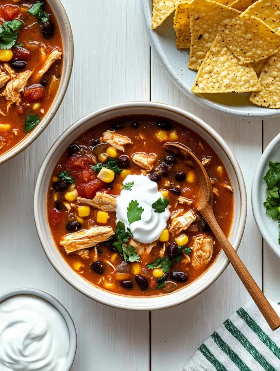 Easy Crockpot Chicken Chili