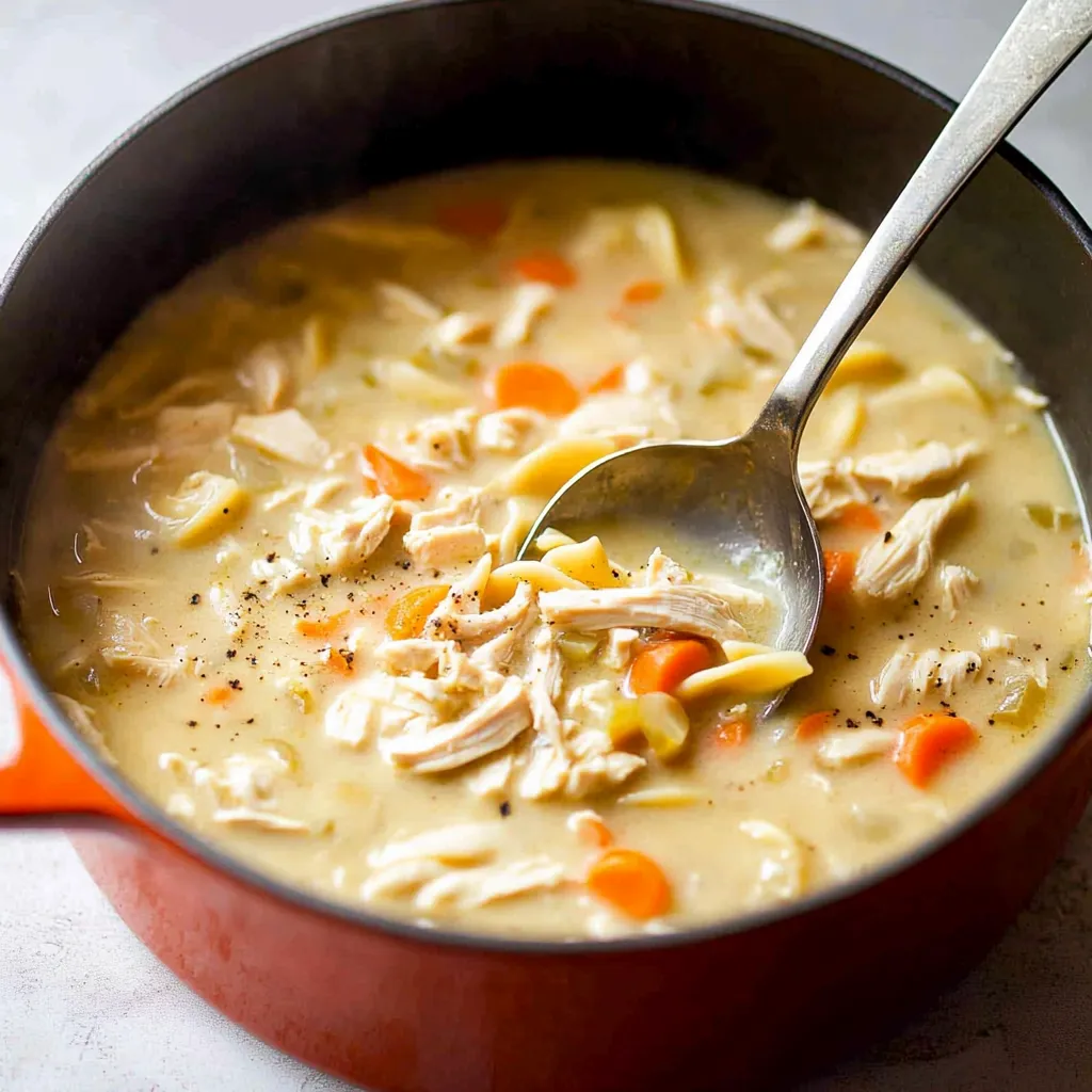 Creamy Chicken Noodle Soup