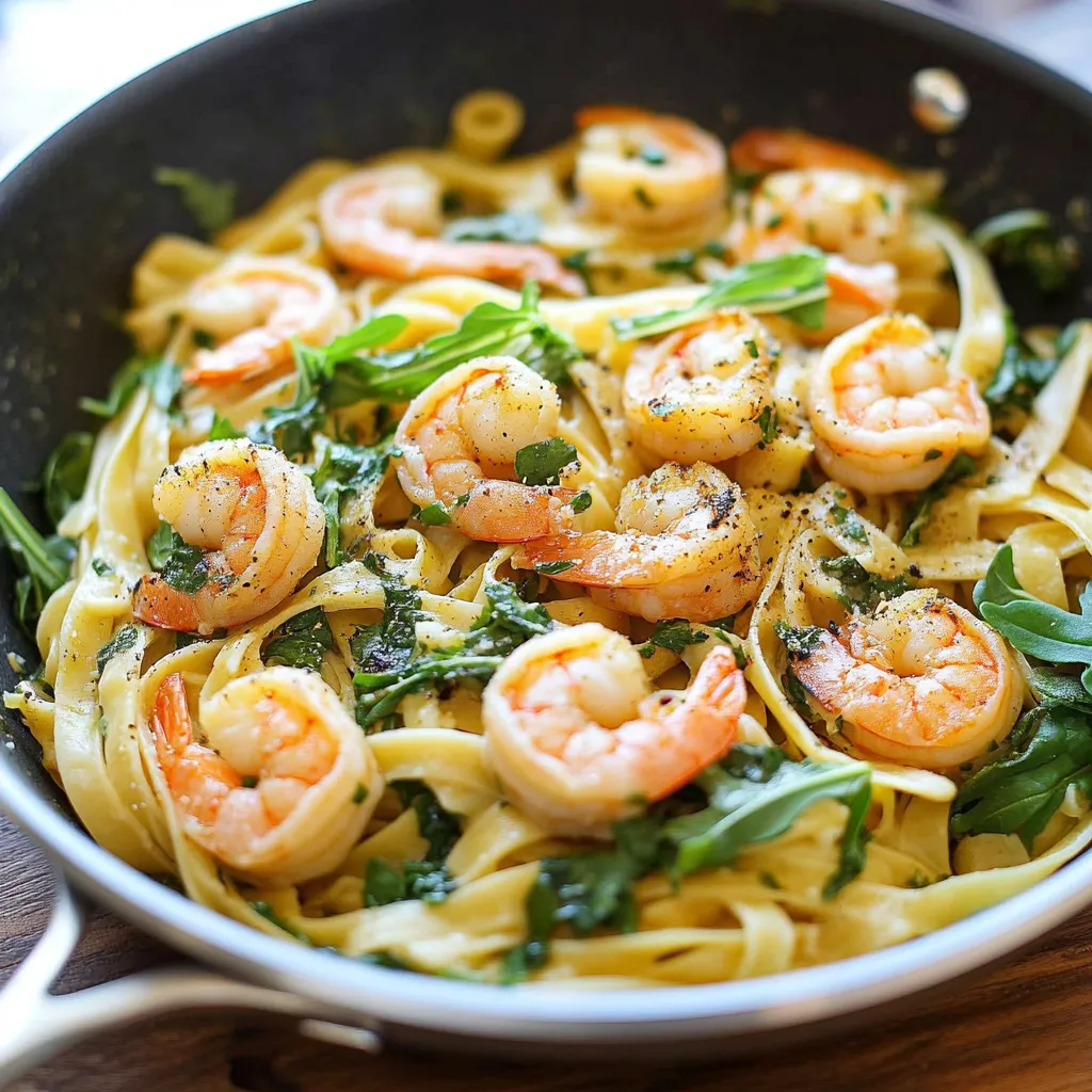 Garlic Butter Shrimp Pasta