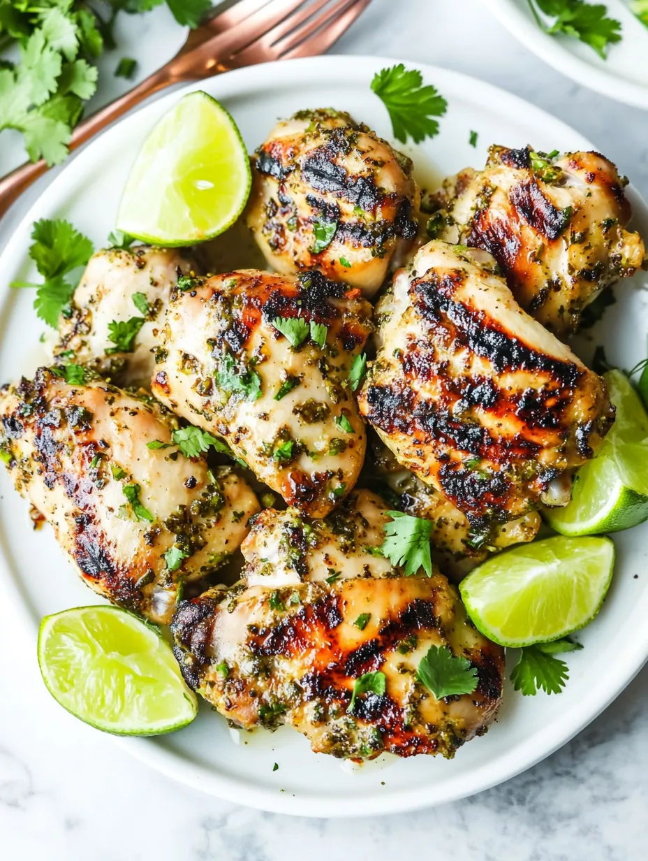 Citrus Herb Grilled Chicken Thighs