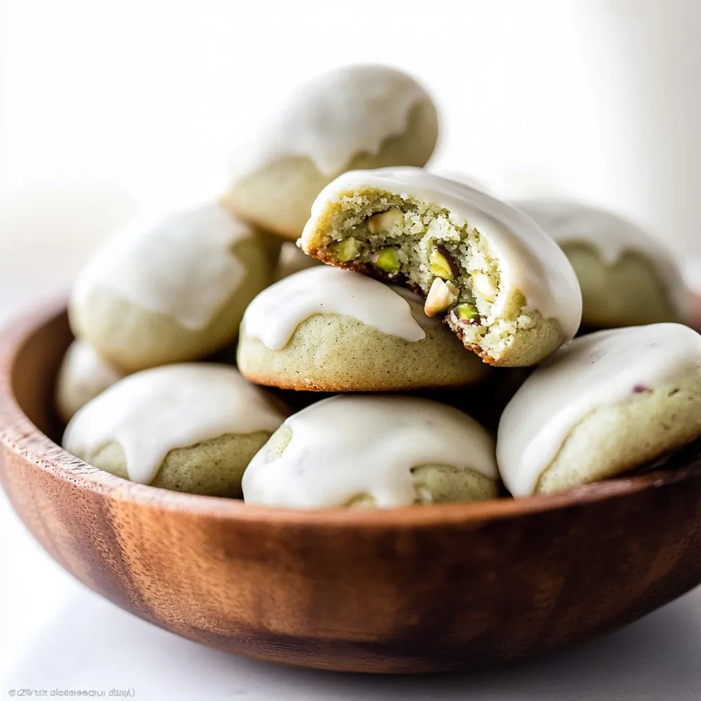 Pistachio Drop Cookies