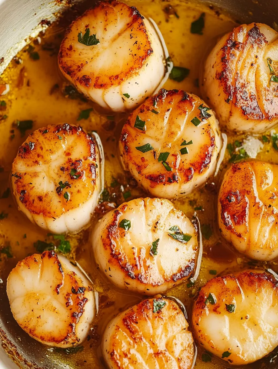 Garlic Lemon Scallops