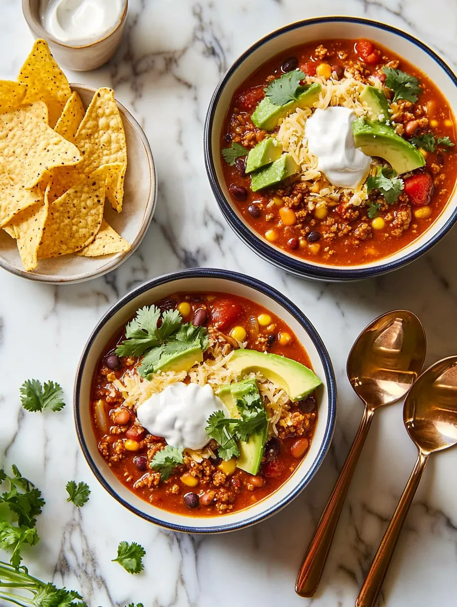 Hearty Mexican Taco Soup