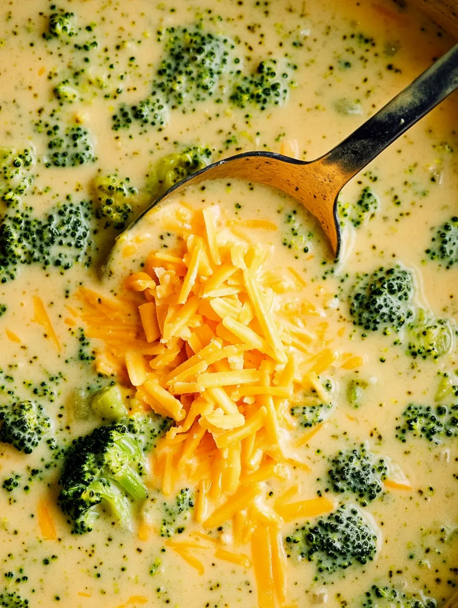 Creamy Cheddar Broccoli Soup