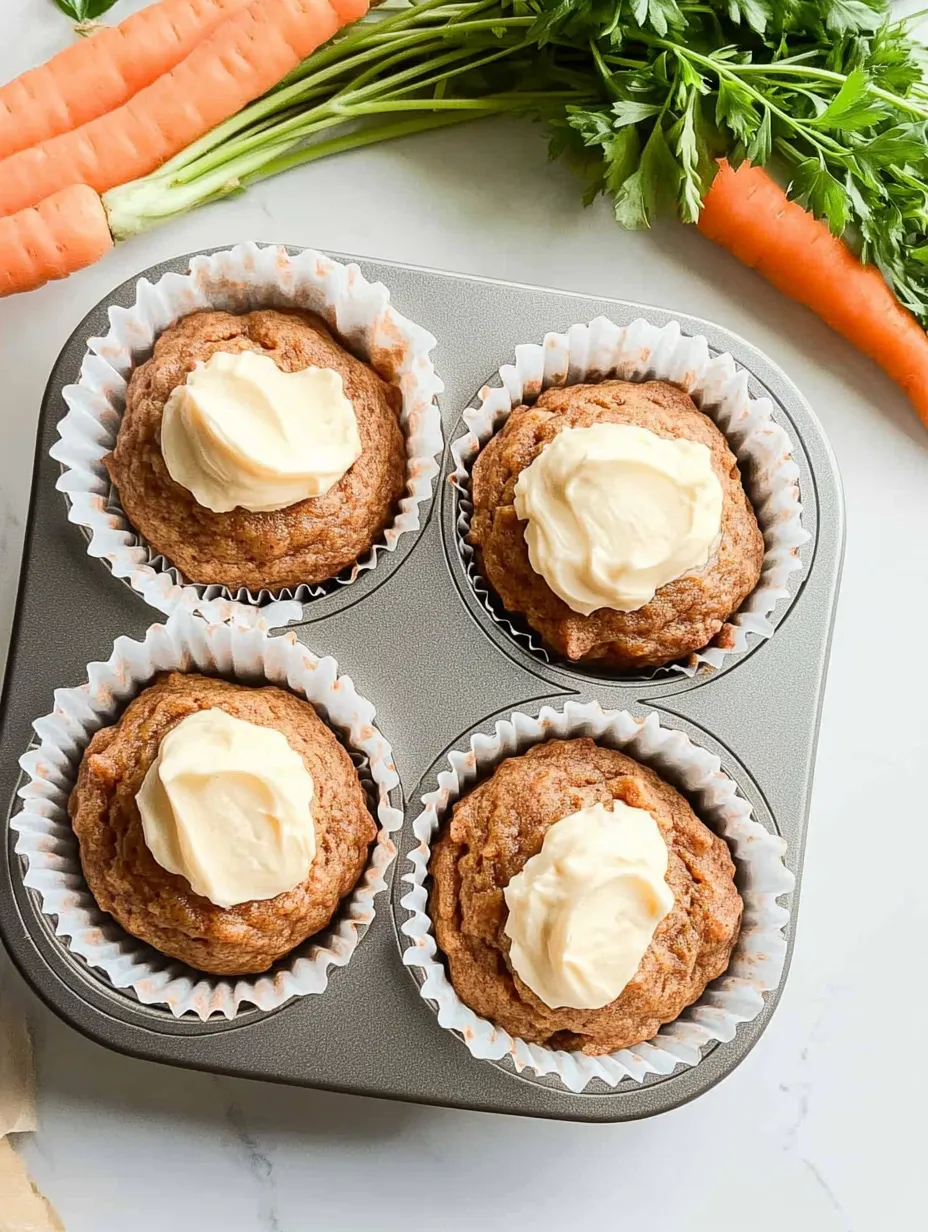 Moist Carrot Banana Muffins