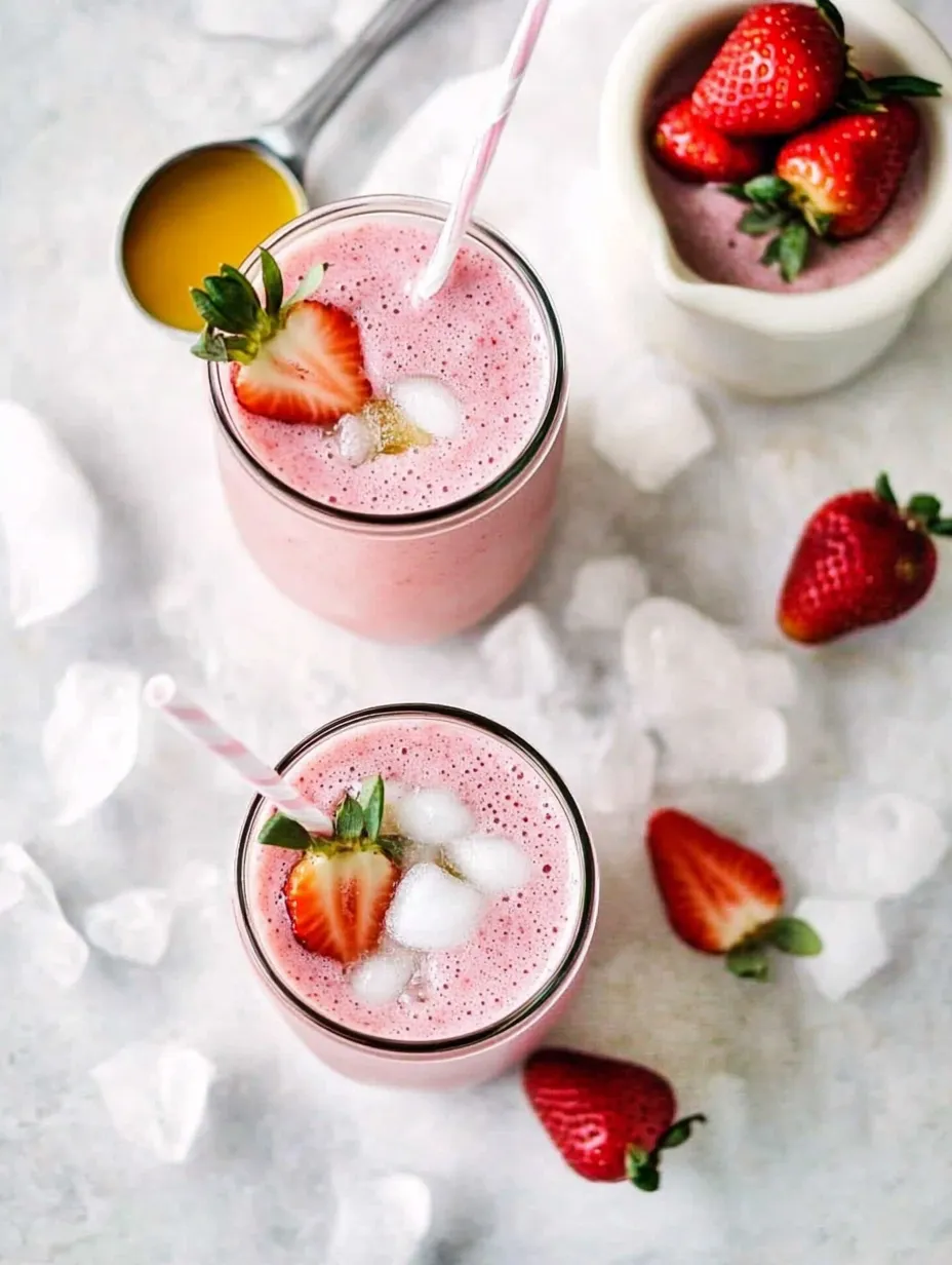 Creamy Strawberry Banana Bliss Smoothie