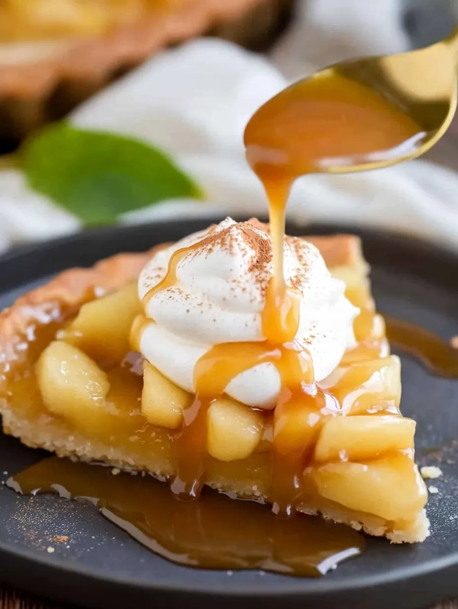 Sweet & Crispy Caramel Apple Pizza