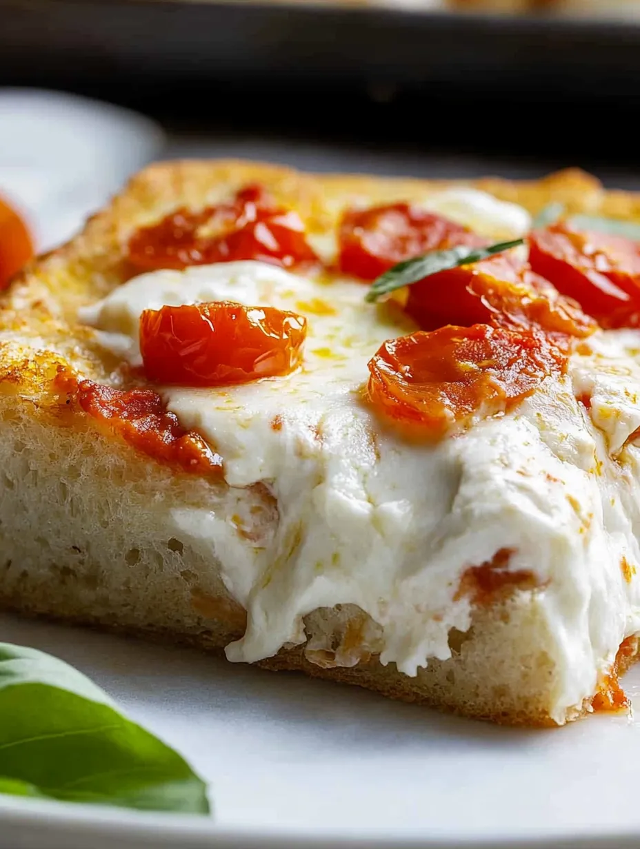 Margherita-Style Focaccia Bliss