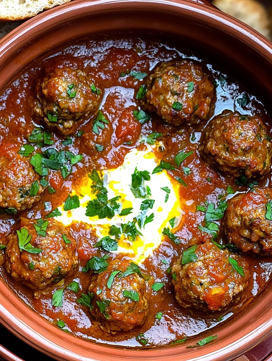 North African Spiced Meatball Tagine